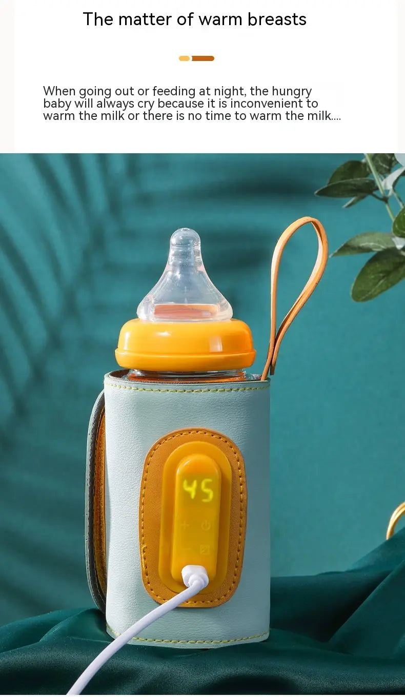 USB Intelligent Temperature Control Portable Milk Bottle Insulation Cover