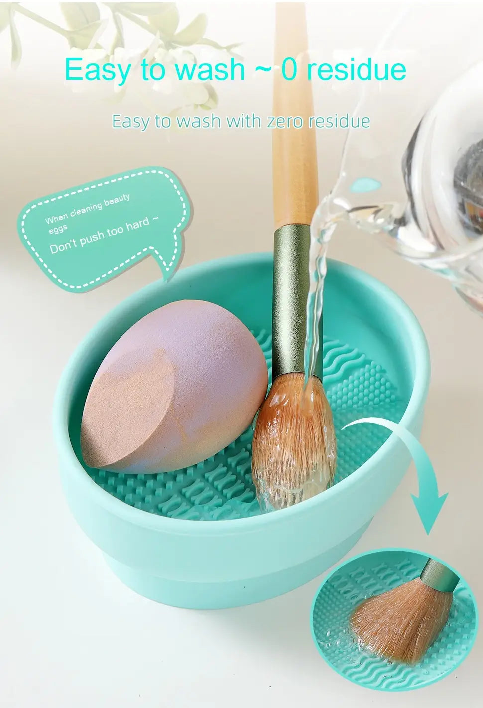 Porous Position Cosmetic Brush Drying Rack for Efficient Makeup Tool Cleaning