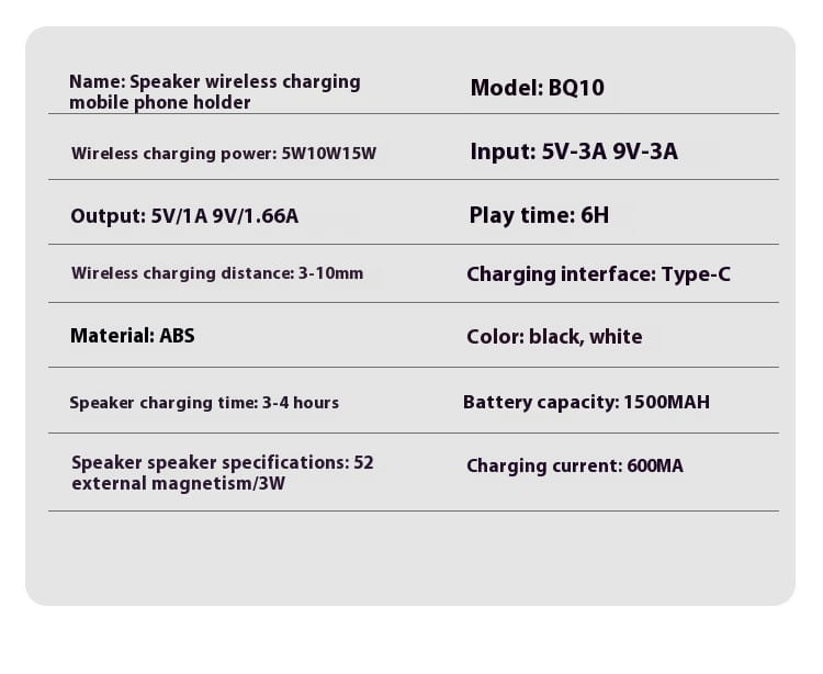 Wireless Charging Stand for United States Compatible CHF Devices