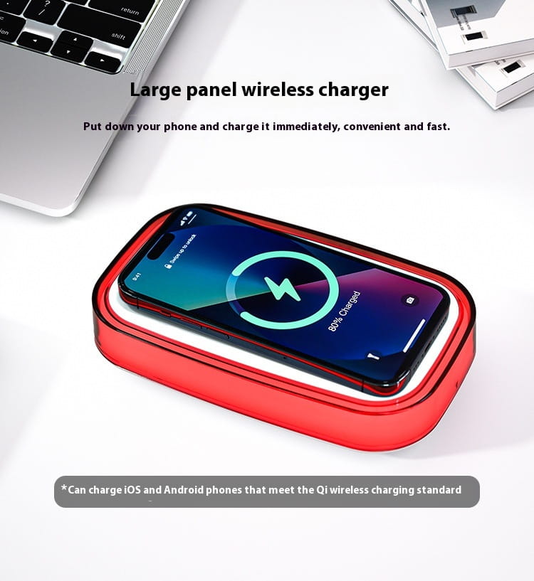 Wireless Charger for United States Devices with CHF Compatibility 5W Qi Charging