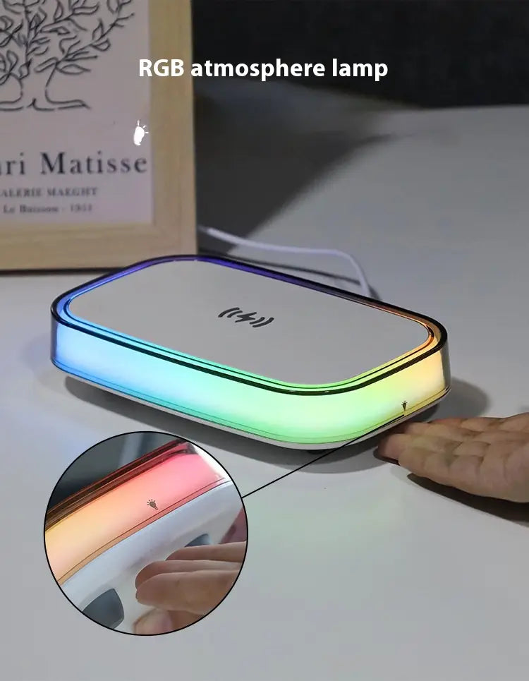 Wireless Charger for United States Devices with CHF Compatibility 5W Qi Charging