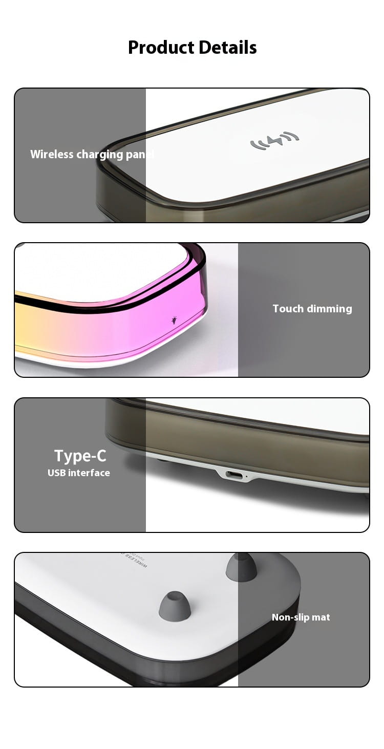 Wireless Charger for United States Devices with CHF Compatibility 5W Qi Charging