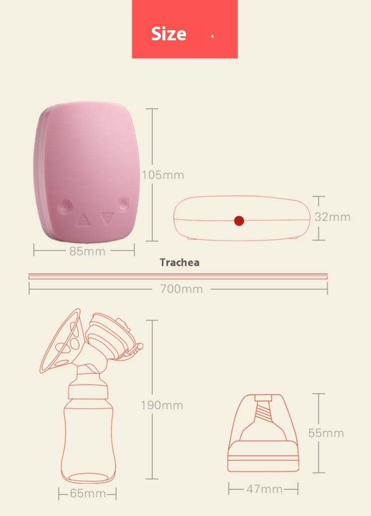 Pink Blue White PP Silicone Nursing Bottle with Milk Collector for United States