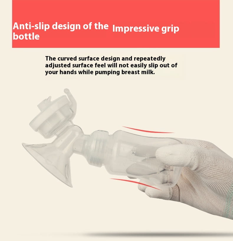 Pink Blue White PP Silicone Nursing Bottle with Milk Collector for United States