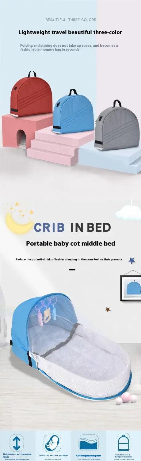 Travel Crib with Mosquito Net for United States and CHF