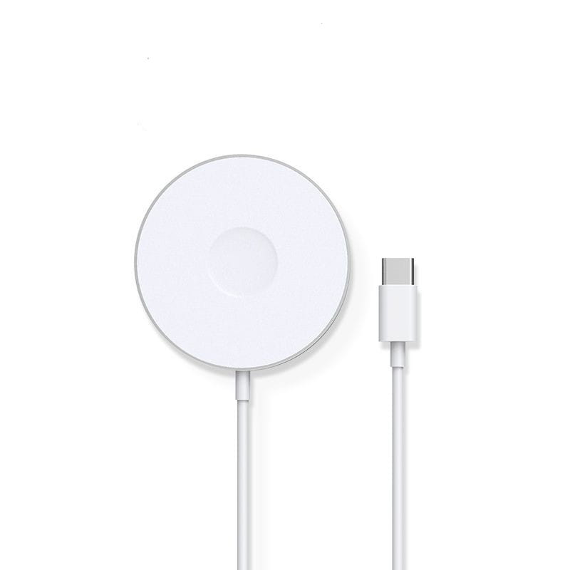 Mini Magnetic Wireless Charger Silver Black Type-C for United States and CHF