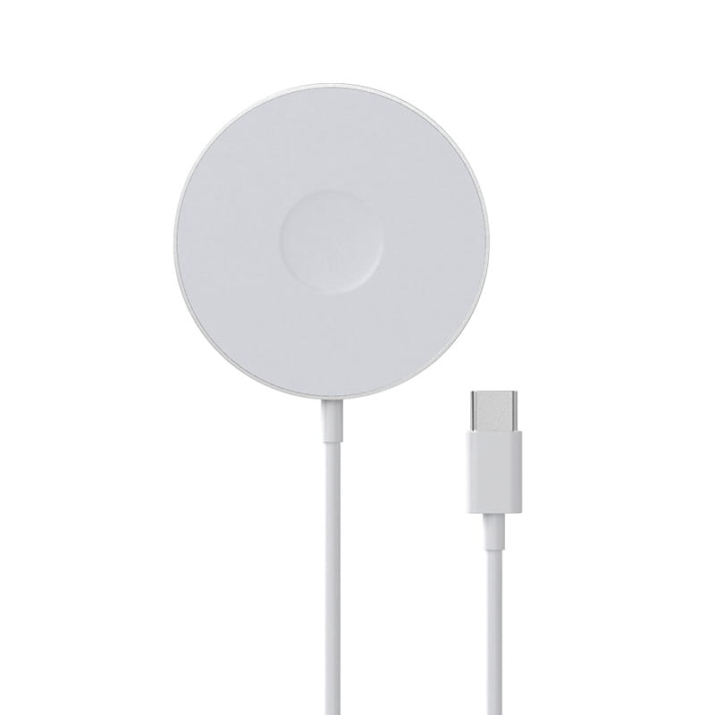 Mini Magnetic Wireless Charger Silver Black Type-C for United States and CHF