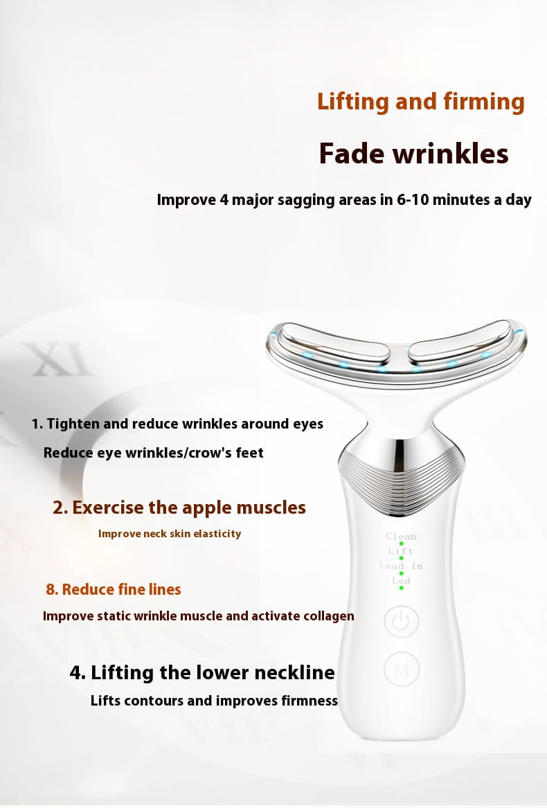 Facial Inductive Therapeutical Instrument Photon IPL Device Home EMS Neck Tattoo Removal