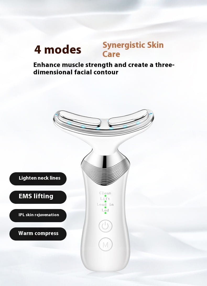 Facial Inductive Therapeutical Instrument Photon IPL Device Home EMS Neck Tattoo Removal