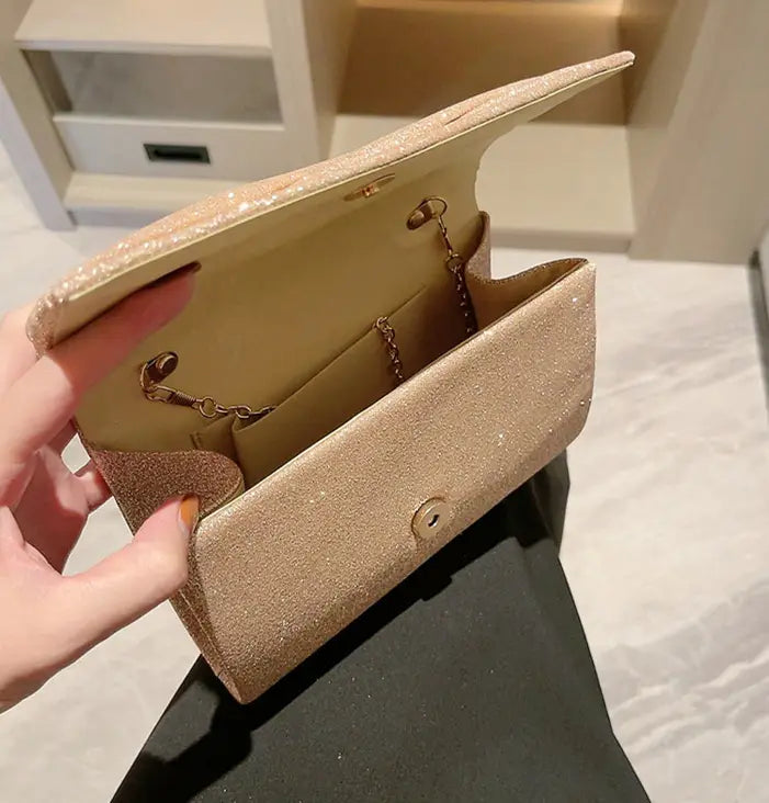 Fashion Envelope Clutch Bag with Polyester Cross Pouch and Mobile Phone Compartment