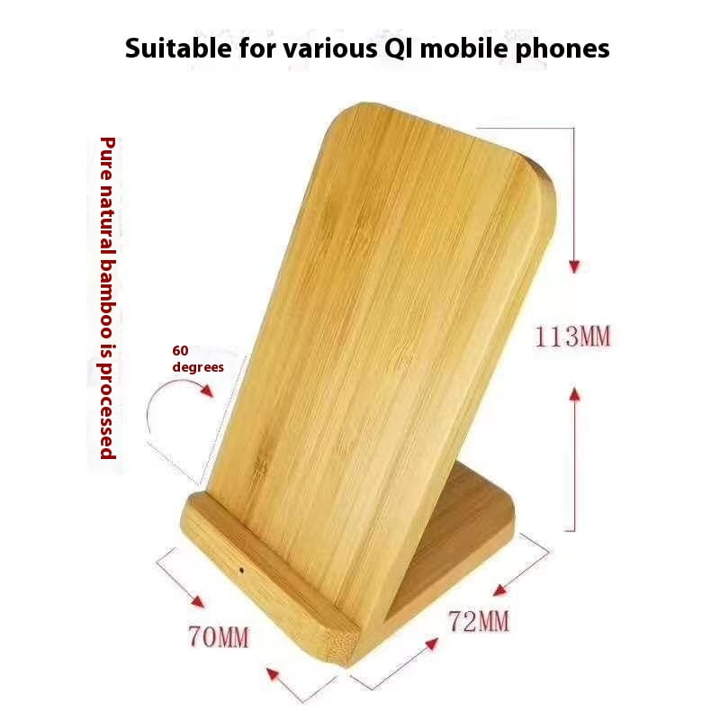 Bamboo 10W Smart Wireless Charger for United States | Eco-Friendly Charging