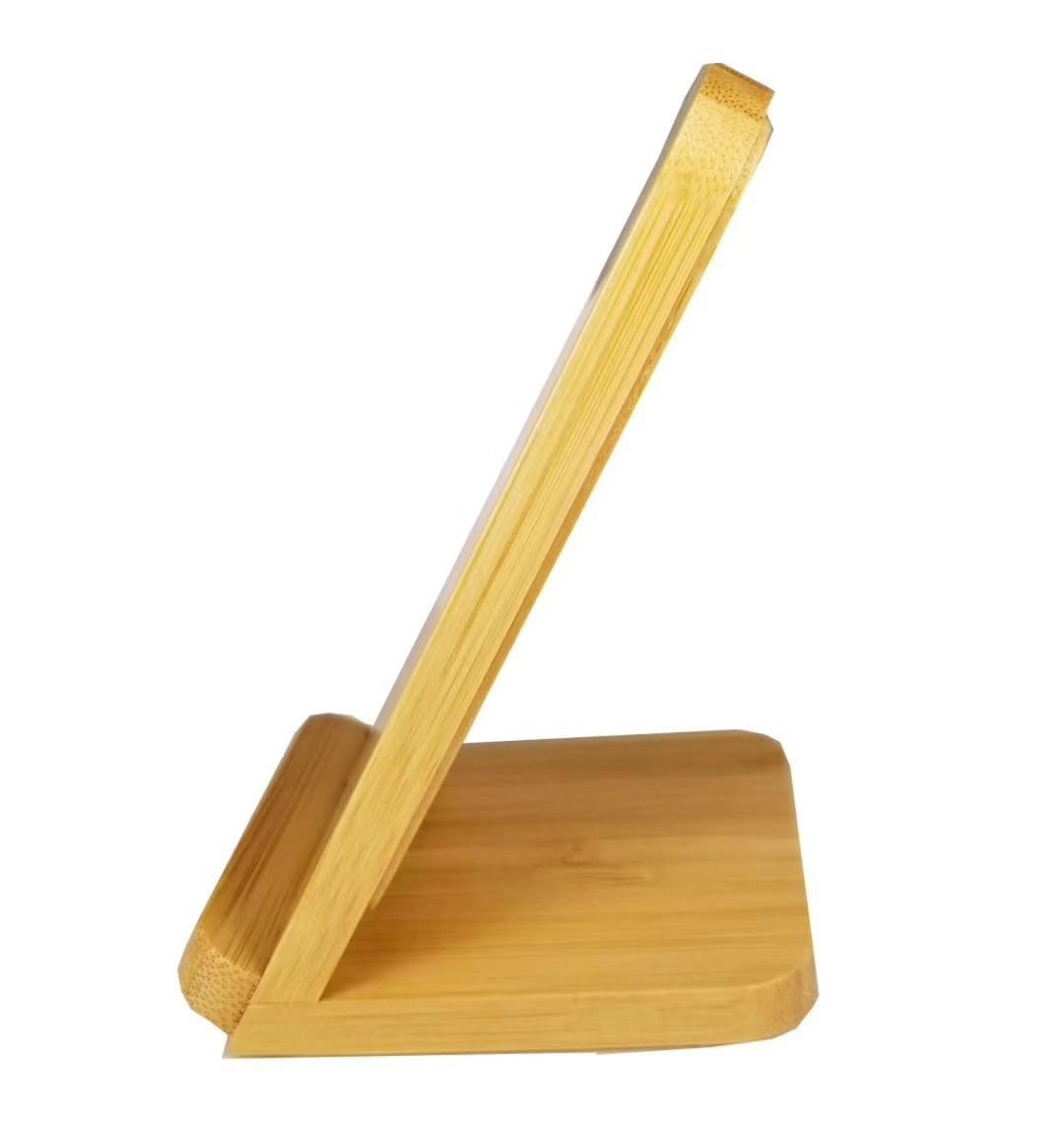 Bamboo 10W Smart Wireless Charger for United States | Eco-Friendly Charging