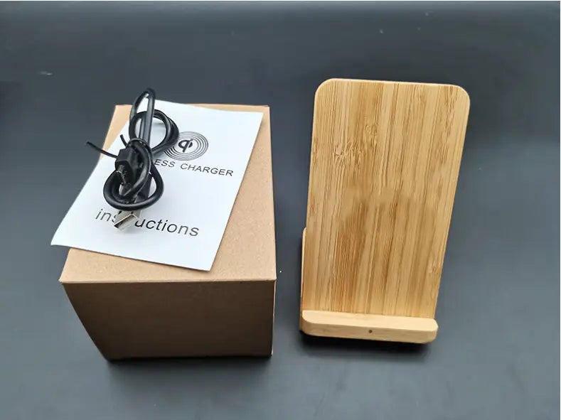 Bamboo 10W Smart Wireless Charger for United States | Eco-Friendly Charging