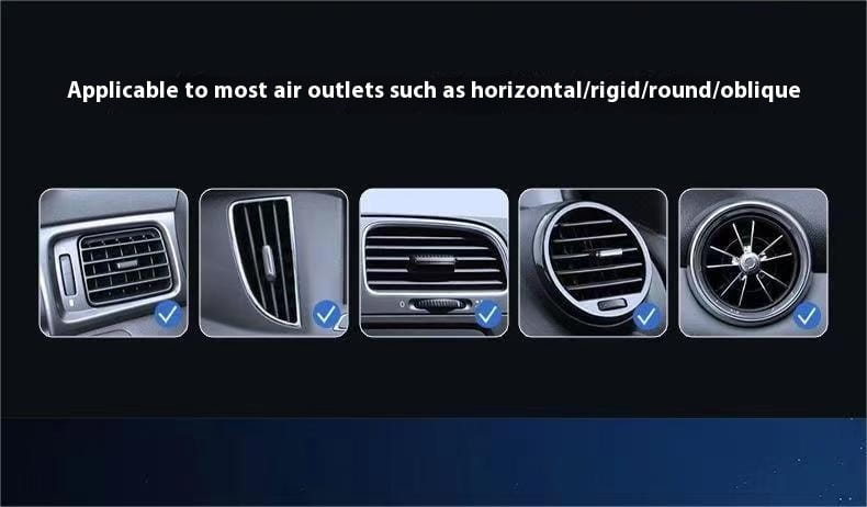 Carbon Fiber Air Outlet for Car Phone Holders in Multiple Colors