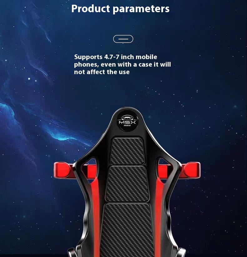 Carbon Fiber Air Outlet for Car Phone Holders in Multiple Colors