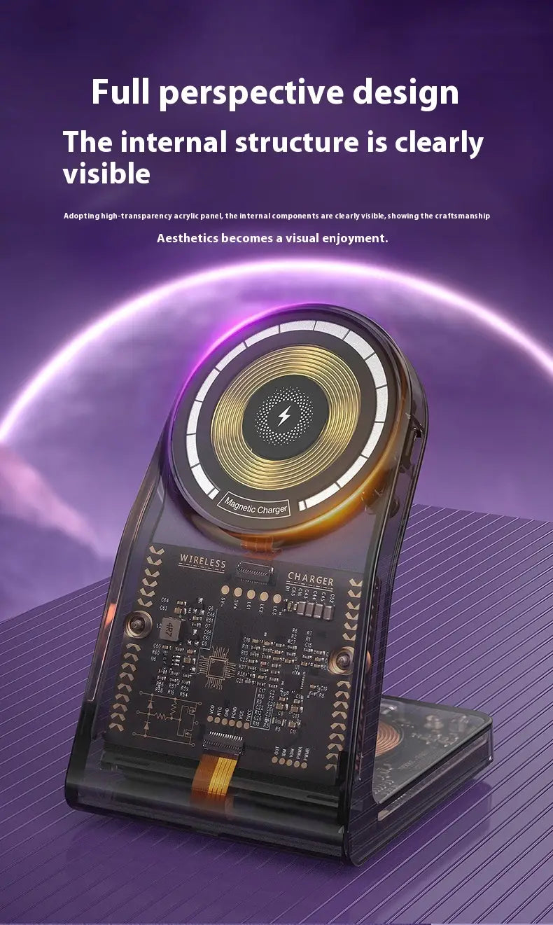 Wireless Charging Kit with USB C Cable and Magnetic Ring for United States