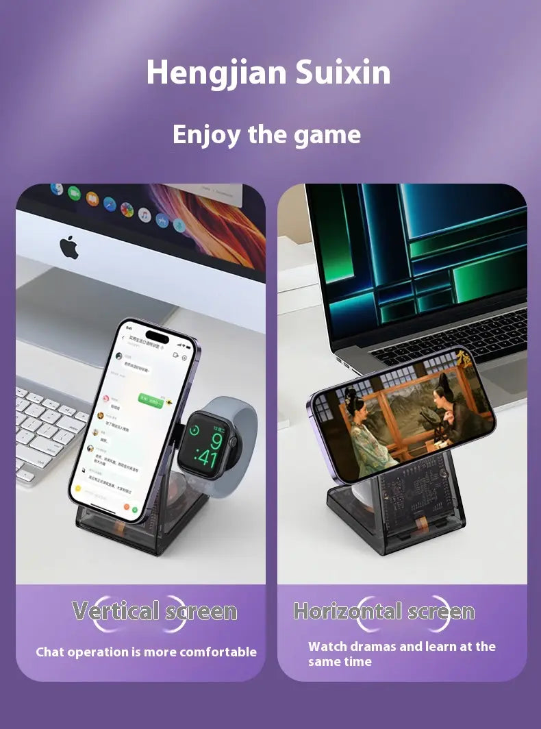 Wireless Charging Kit with USB C Cable and Magnetic Ring for United States