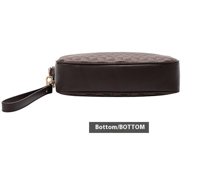 Men’s Waterproof Business Clutch Bag with Shoulder Strap for United States Travel