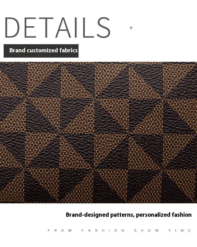 Men’s Waterproof Business Clutch Bag with Shoulder Strap for United States Travel