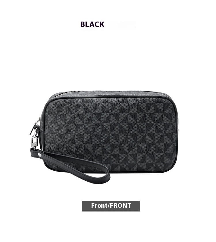 Men’s Waterproof Business Clutch Bag with Shoulder Strap for United States Travel