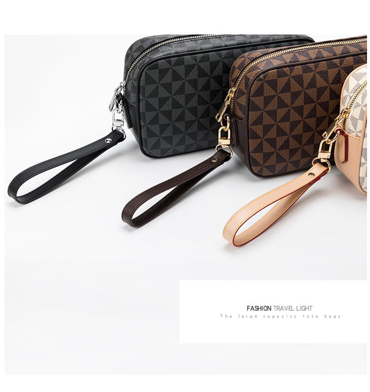 Men’s Waterproof Business Clutch Bag with Shoulder Strap for United States Travel