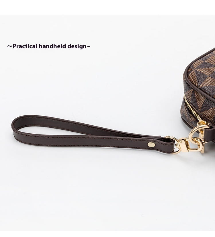 Men’s Waterproof Business Clutch Bag with Shoulder Strap for United States Travel