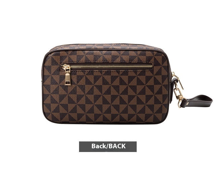 Men’s Waterproof Business Clutch Bag with Shoulder Strap for United States Travel