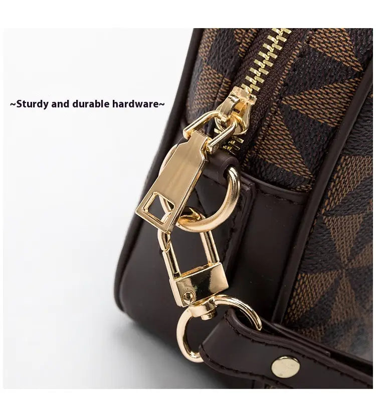 Men’s Waterproof Business Clutch Bag with Shoulder Strap for United States Travel