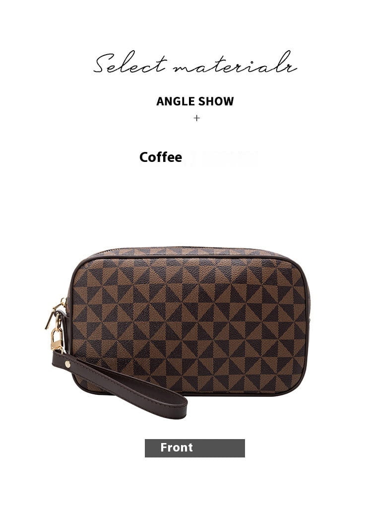 Men’s Waterproof Business Clutch Bag with Shoulder Strap for United States Travel