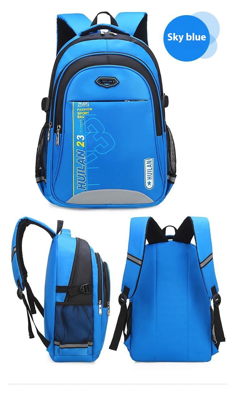 Primary School Student Schoolbag Male Grade 1-3-6 Schoolbag