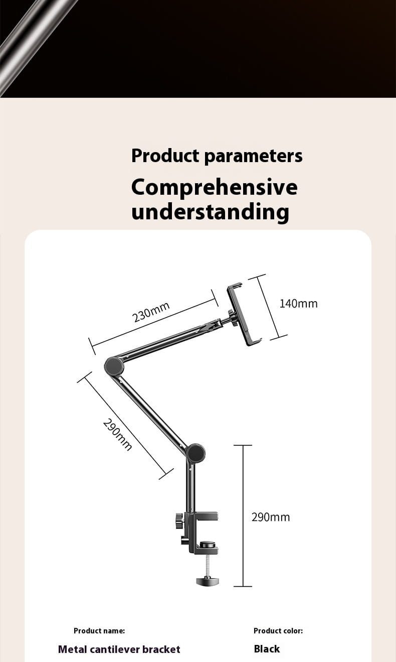 Bold Metal Universal Folding Vertical Cantilever for Phones and Tablets