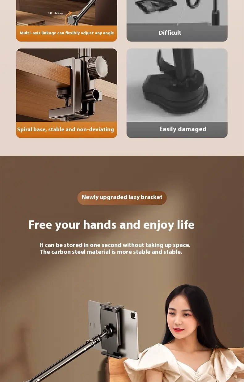 Bold Metal Universal Folding Vertical Cantilever for Phones and Tablets