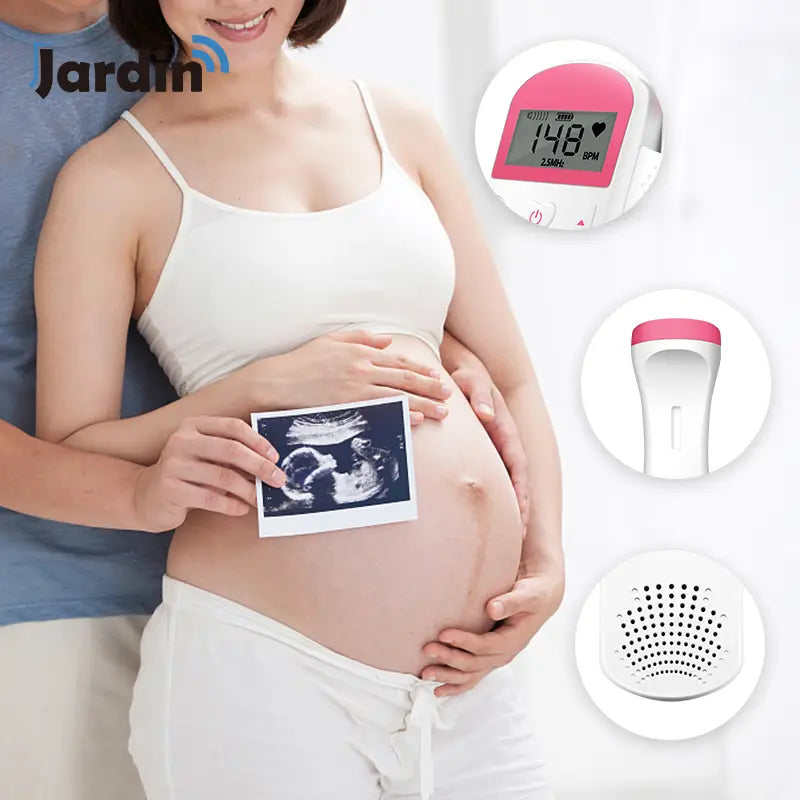 Waterproof Fetal Heart Rate Monitor with LCD Screen for US Patients