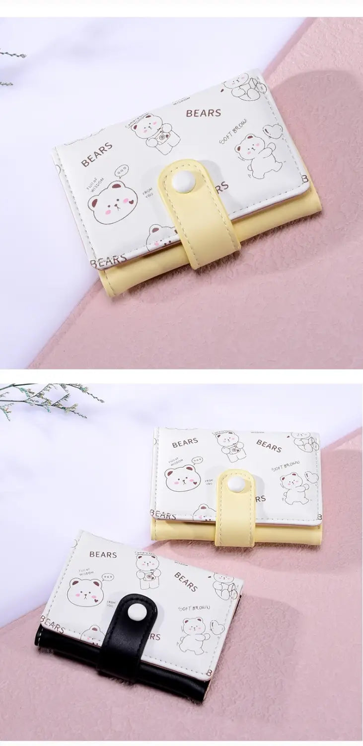 Animal Lining Wallet in Polyester with Bright Colors for US and CHF Buyers