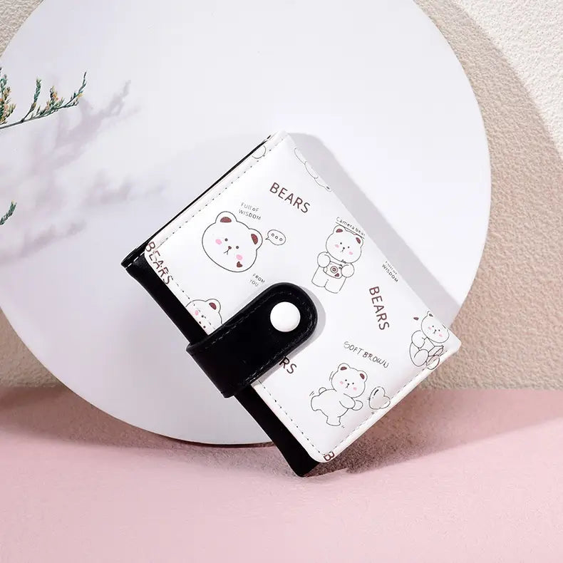 Animal Lining Wallet in Polyester with Bright Colors for US and CHF Buyers