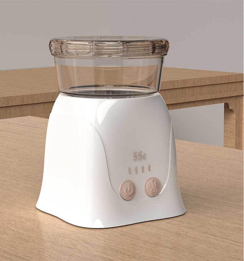 60 Power USB Lithium Battery Milk Warmer with Type-C Charger for United States