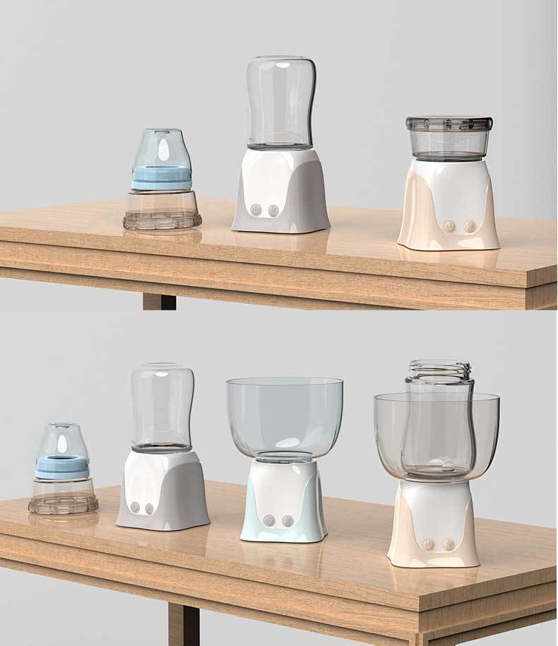 60 Power USB Lithium Battery Milk Warmer with Type-C Charger for United States