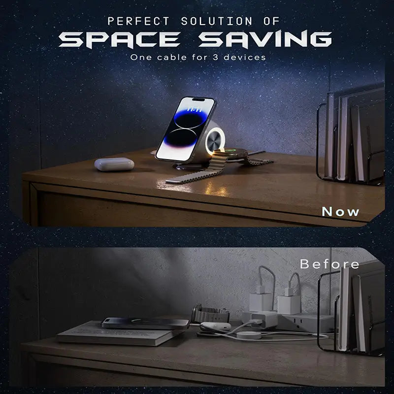 Wireless Magnetic Charger QC3.0 Fast Charging for United States and CHF