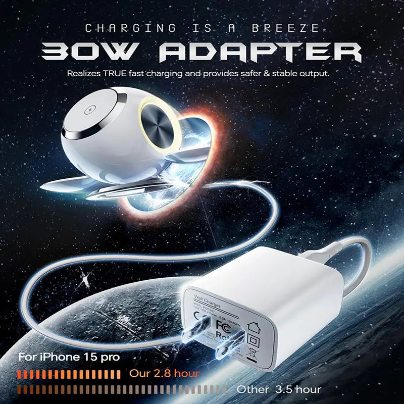 Wireless Magnetic Charger QC3.0 Fast Charging for United States and CHF