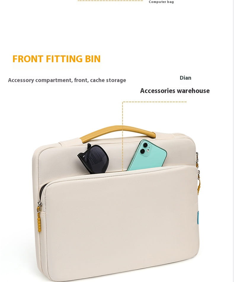 Bársonyos ütésálló laptop hüvely vízálló ultra könnyű bélés férfiak számára