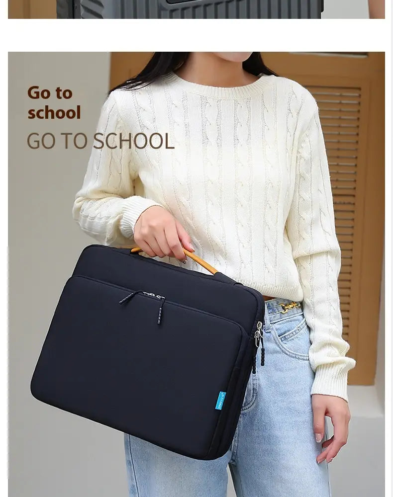 Bársonyos ütésálló laptop hüvely vízálló ultra könnyű bélés férfiak számára