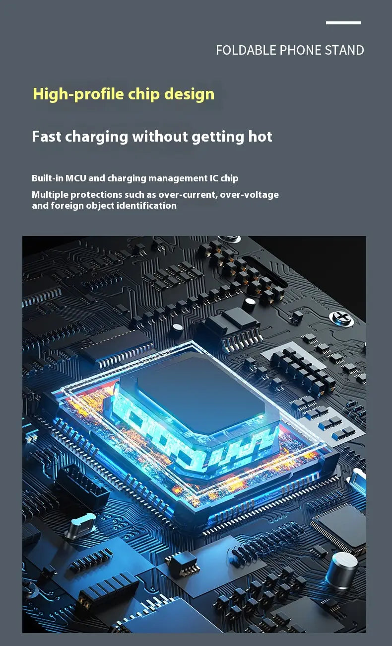 Wireless Charging Set 15W 5W with Type-C Power Supply for United States and CHF