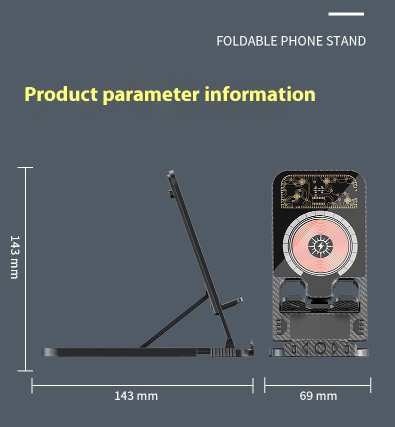 Wireless Charging Set 15W 5W with Type-C Power Supply for United States and CHF