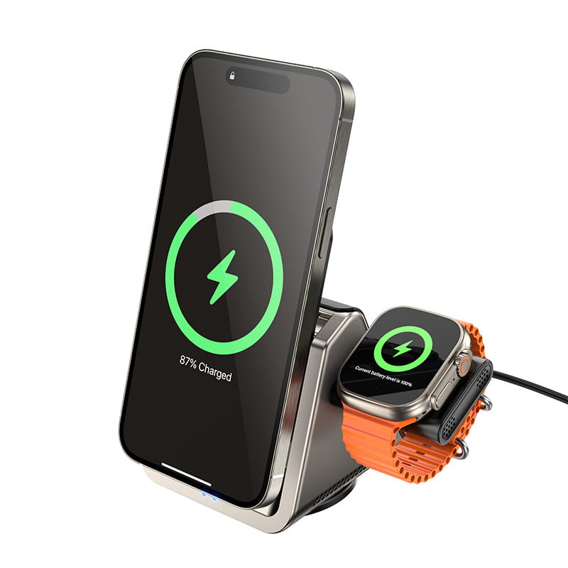United States Wireless Charger BQ30 Bo 3-in-1 Magnetic Fast Charging