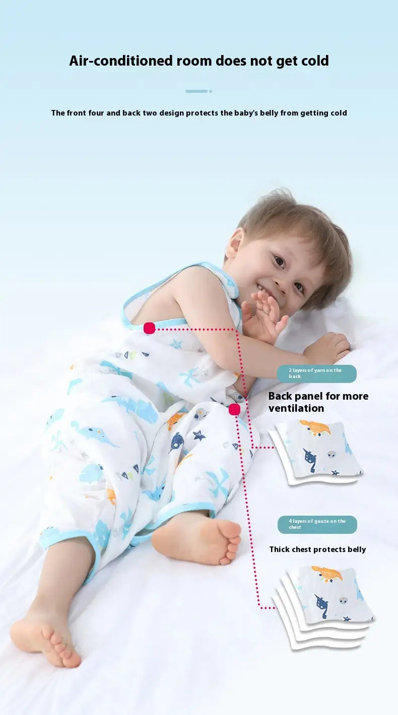 Upgraded Gauze Sleeping Bag for Adults Avocado Design in United States