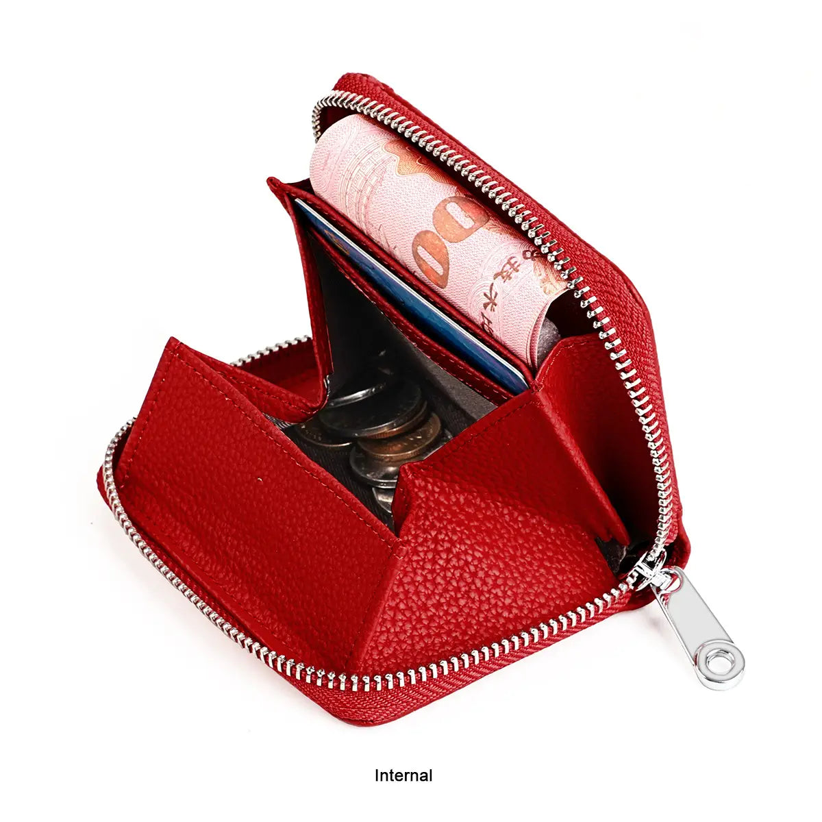 Genuine Leather Coin Purse in Multiple Colors for United States Shipping