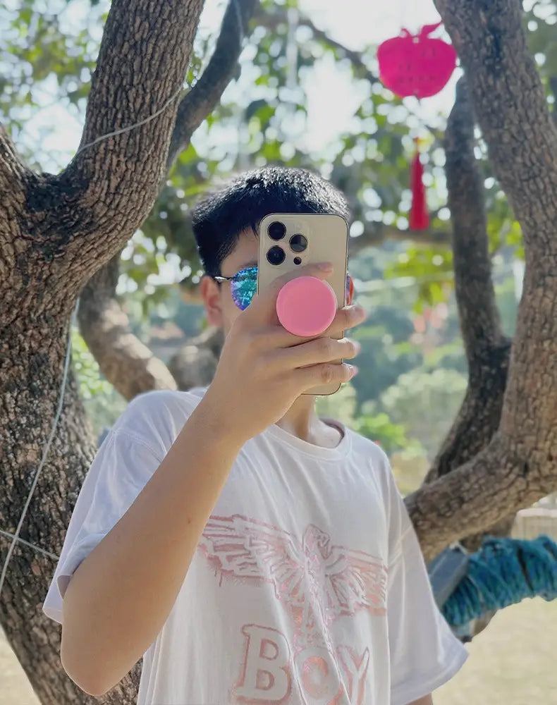 Silicone Cup Cover and Phone Airbag Bracket Set with Colorful Support