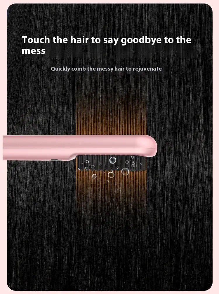 Portable Anion Straight Comb with Battery and USB Type-C Charging