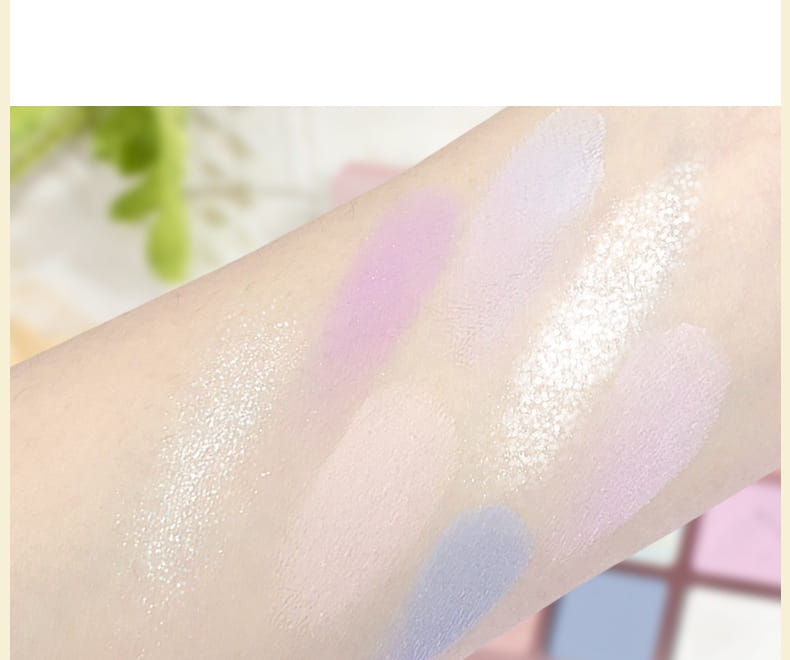 Resin Eight Colors Eye Shadow Plate for Girl and Student Makeup