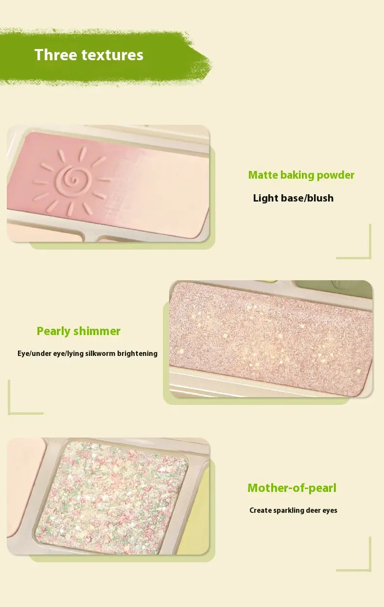 Resin Eight Colors Eye Shadow Plate for Girl and Student Makeup